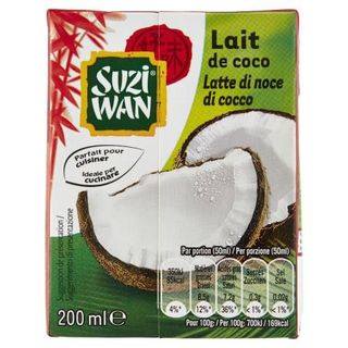Suzi Wan Latte di Noce di Cocco 200ml