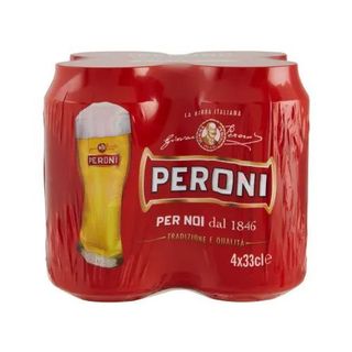 Peroni Birra Lattina 4X33Cl