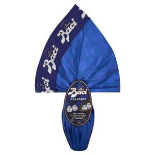BACI PERUGINA Uovo di Pasqua Cioccolato Fondente con Sorpresa e 4 Cioccolatini 265g