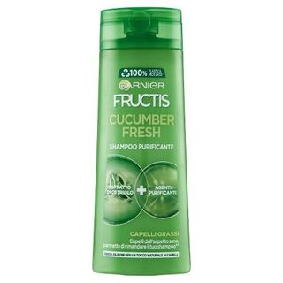 Garnier Shampoo Fructis Pure Non Stop Cucumber Fresh, Ideale per Capelli Grassi, 250 ml