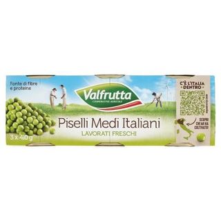 Valfrutta Piselli Medi Latta 3X410G