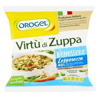 Orogel Il Benessere Virtù Di Zuppa Leggerezza Con Cereali Integrali Surgelati 500 G