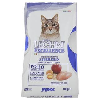 Monge LeChat Excellence Croccantini Sterilised Pollo 400g