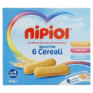 Nipiol Biscotto 6 Cereali 360G