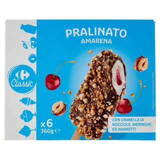 Carrefour Classic Pralinato Amarena 6x60g
