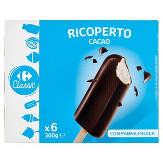 Carrefour Classic Ricoperto Cacao 6x50g