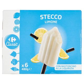 Carrefour Stecco Limone+Bastoncino Liquirizia 6x80g
