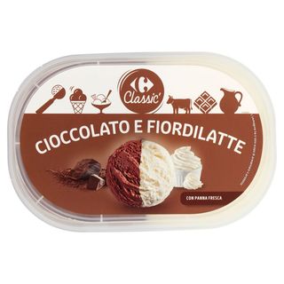 Carrefour Classic Cioccolato e Fiordilatte 500g
