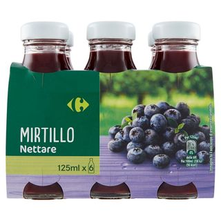 Carrefour Mirtillo Nettare 6x125ml