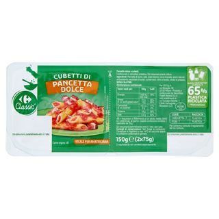 Carrefour Pancetta Dolce A Cubetti 2x75g
