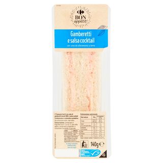 Carrefour Bon Appétit! Gamberetti e Salsa Cocktail 2x70g