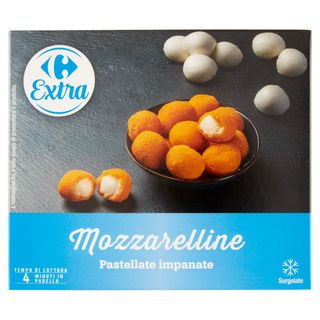 Carrefour Mozzarelline Panate Surgelate 250g