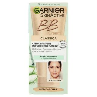 Garnier BB Cream Classic, con Acido Ialuronico, Tonalità Medio-Scura