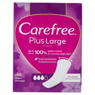 Carefree Plus Large Fragranza Delicata Salvaslip 48 pz-7663