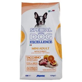 Monge Special Dog Excellence Crocchette Mini Tacchino 1,5kg