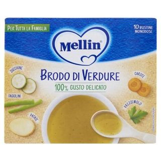 Mellin Brodo Di Verdure (10 Bustine Monodose Da 8G) 80 G