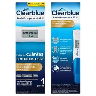 TESTE CLEARBLUE GRAVIDEZ INDICADOR DE SEMANAS 1UN