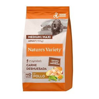 3 Kg Nature's Variety No Grain Adult Medium Maxi Ração de frango para cães