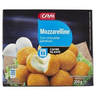 Crai Mozzarelline Con croccante panatura 250 g