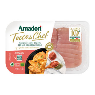 Amadori Qualità 10+ Tagliata Pollo con Sale Hawaii 350g