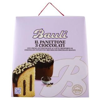 BAULI PANETTONE TRE CIOCCOLATI 750GR