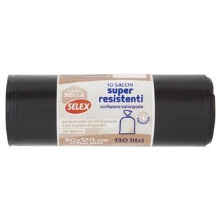 Selex Casa Bella Sacchi Condominiali Super Resistenti Per Rifiuti Pesanti Cm 80X120 10 Pezzi