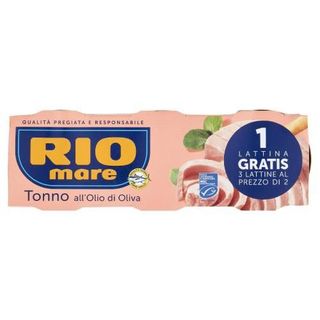 RIO MARE TONNO OLIO OLIVA 3X120GR (2+1)