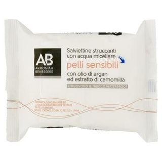 Armonia & Benessere Salviettine Struccanti per Pelli Sensibili 25 pezzi