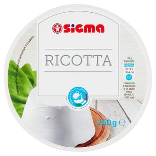 Ricotta Sigma Latte 100%Ita G 250