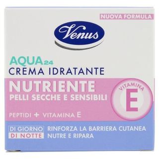 Venus Aqua 24 Crema Idratante Nutriente Pelli Secche e Sensibili 50 mL