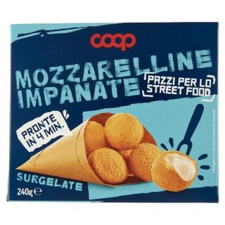 Coop Breaded Mozzarella Box 240G