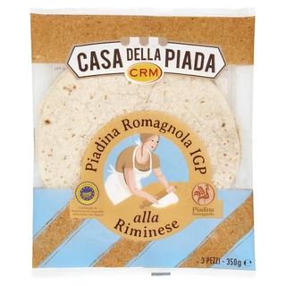 Casa Della Piada Piadina Romagnola Igp Alla Riminese 3 Pezzi 350 G