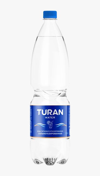 124 ВОДА TURAN WATER C/ГАЗ. 1,5 Л PET/6