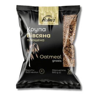 Крупа "Вівсяна" плющена ТМ "Holm's light food", 500г (54873)