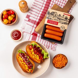 Сосиски варені "Улюблені" (без оболонки), 300г (14258)