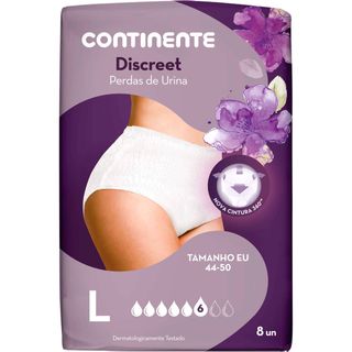 Cuecas Incontinência Dicreet L Continente (emb. 8 un)