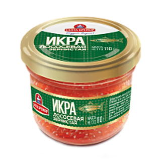 ორაგულის ხიზილალა 110 გრ(შუშის ქილა)