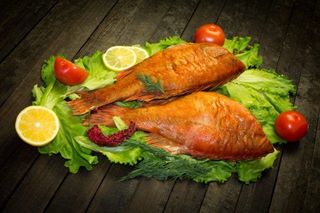 Окунь гарячого копчення 100г