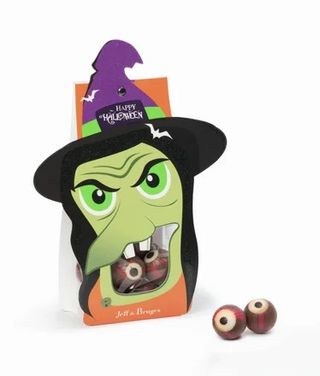 Sorcière et ses chocolats d'Halloween