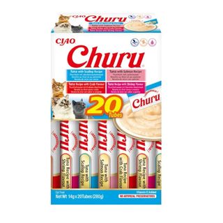 Churu CAT Variedades de Atún con marisco (20p) 14 Gr