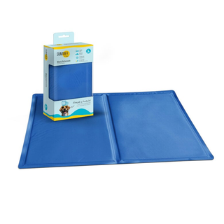 Summer Vibes Manta Refrescante Azul para cães