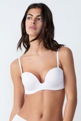 Pure Fit Sujetador Bandeau Con Tirantes Extraã­Bles, Copa A-B Crudo 95B