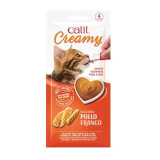 Catit Creamy Pollo 4X10 Gr