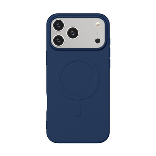 Capac Protectie Spate Cellara Colectia Velvet Magnetic Magsafe Pentru iPhone 17 Pro Max - Albastru,CL80635