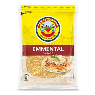 Oro de Holanda Queso Emmental Rallado Bolsa Flowpack 180g