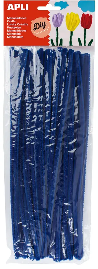 Chenilles bleues 50 u.