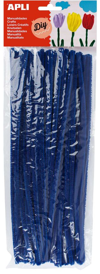 Chenilles bleues 50 u.
