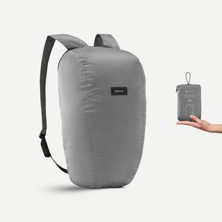 Mochila plegable de montaña y trekking viaje  10L Forclaz Compact - Talla única