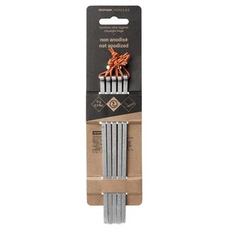 Piquetas aluminio no anodizadas ultraligeras 10 gr. Forclaz Trek MT900 x5 uds. - Talla única
