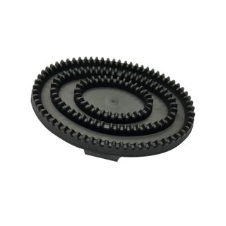 Almohaza Rasqueta Flexible Equitación Negra (grande) - Talla única